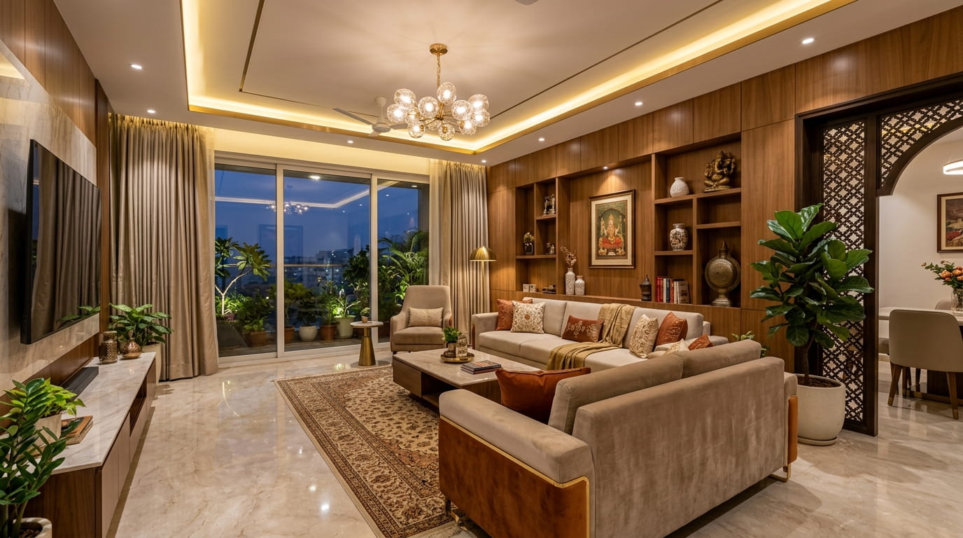 Modern Indian Interior and Exterior Architecture Patna Bihar - Rajshri Buildcon